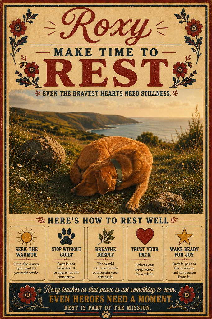 Roxy — Make Time To Rest poster