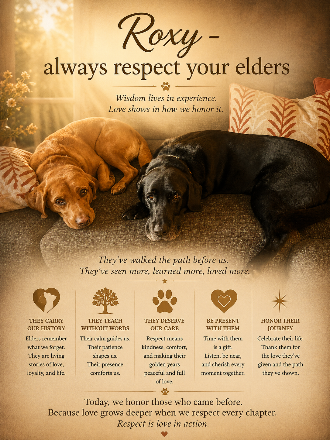 Roxy — Always Respect Your Elders poster